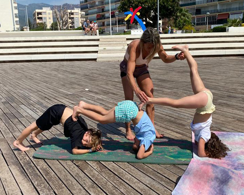 Imagen yoga para niños